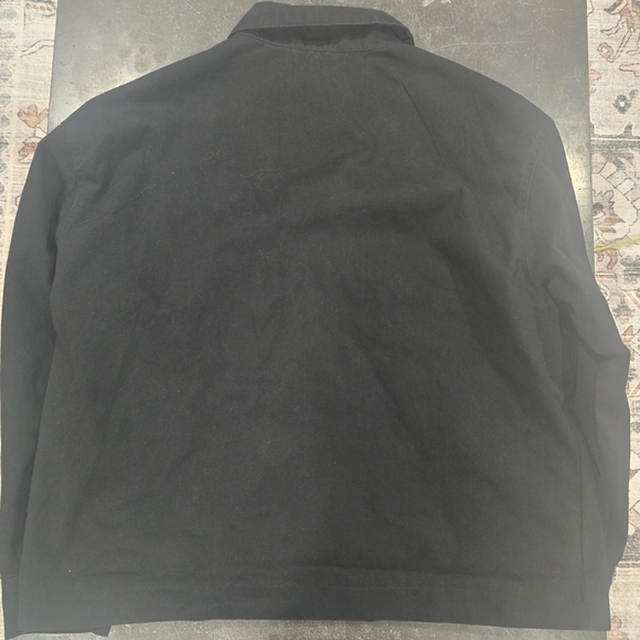 Carhartt Black Men's Lightweight Canvas Jacket with Collar - Picture 2 of 3